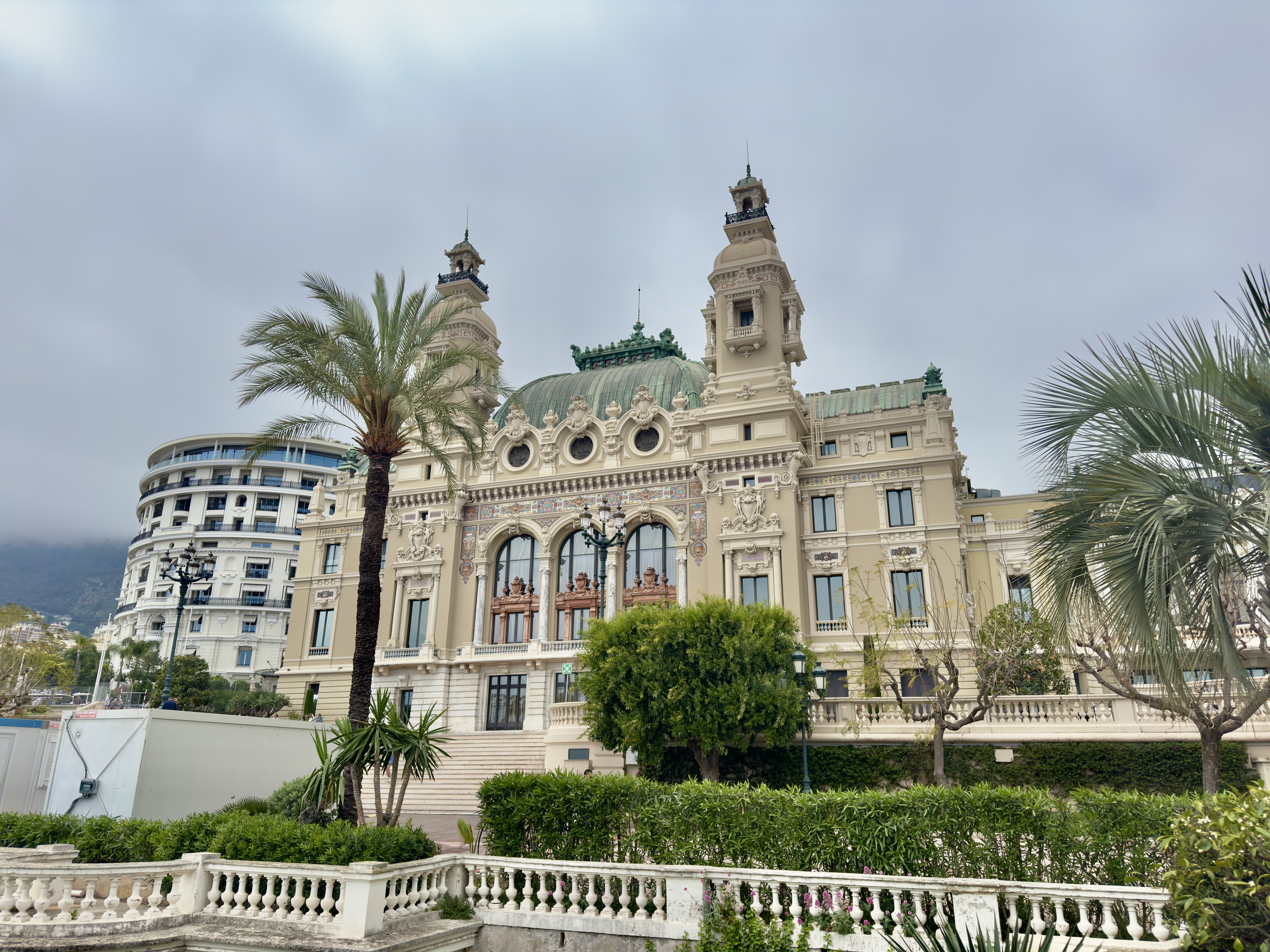 Casino de Monte-Carlo iconic Belle Époque facade in the heart of Monte-Carlo, surrounded by luxury apartments for sale and rent in Monaco