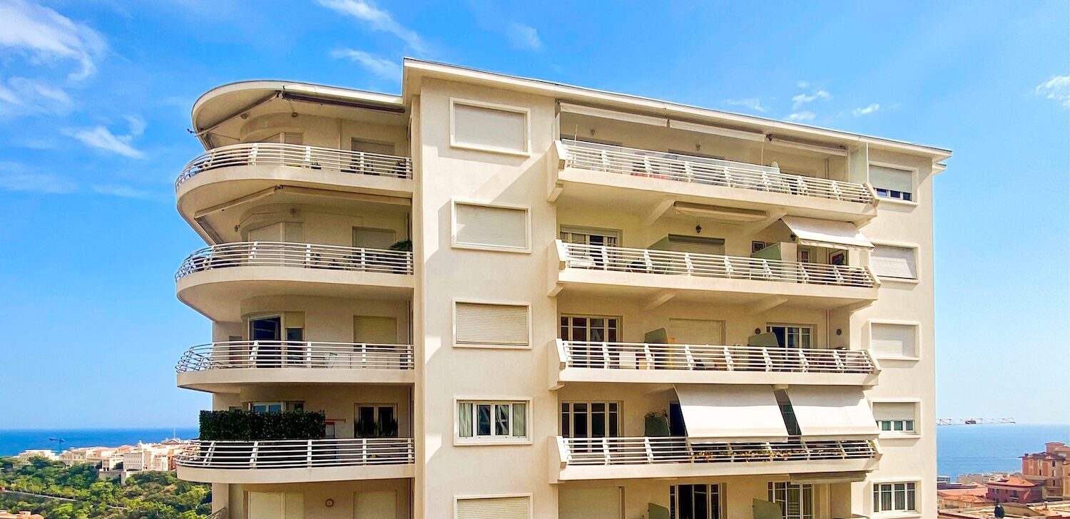 Eden Tower residential building in Jardin Exotique Monaco