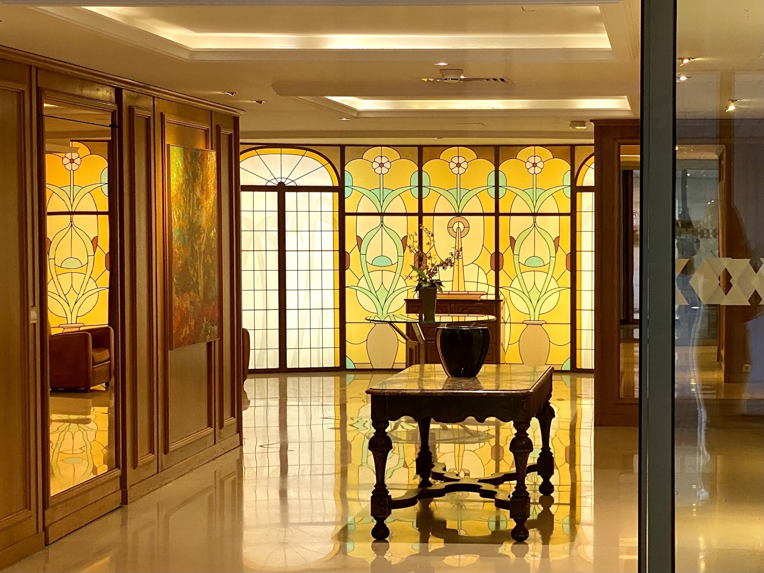 The interiors of the concierge are in Harbour Lights Palace building
