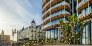 One Monte Carlo pictured. within the casino square, Hotel de Paris in the background