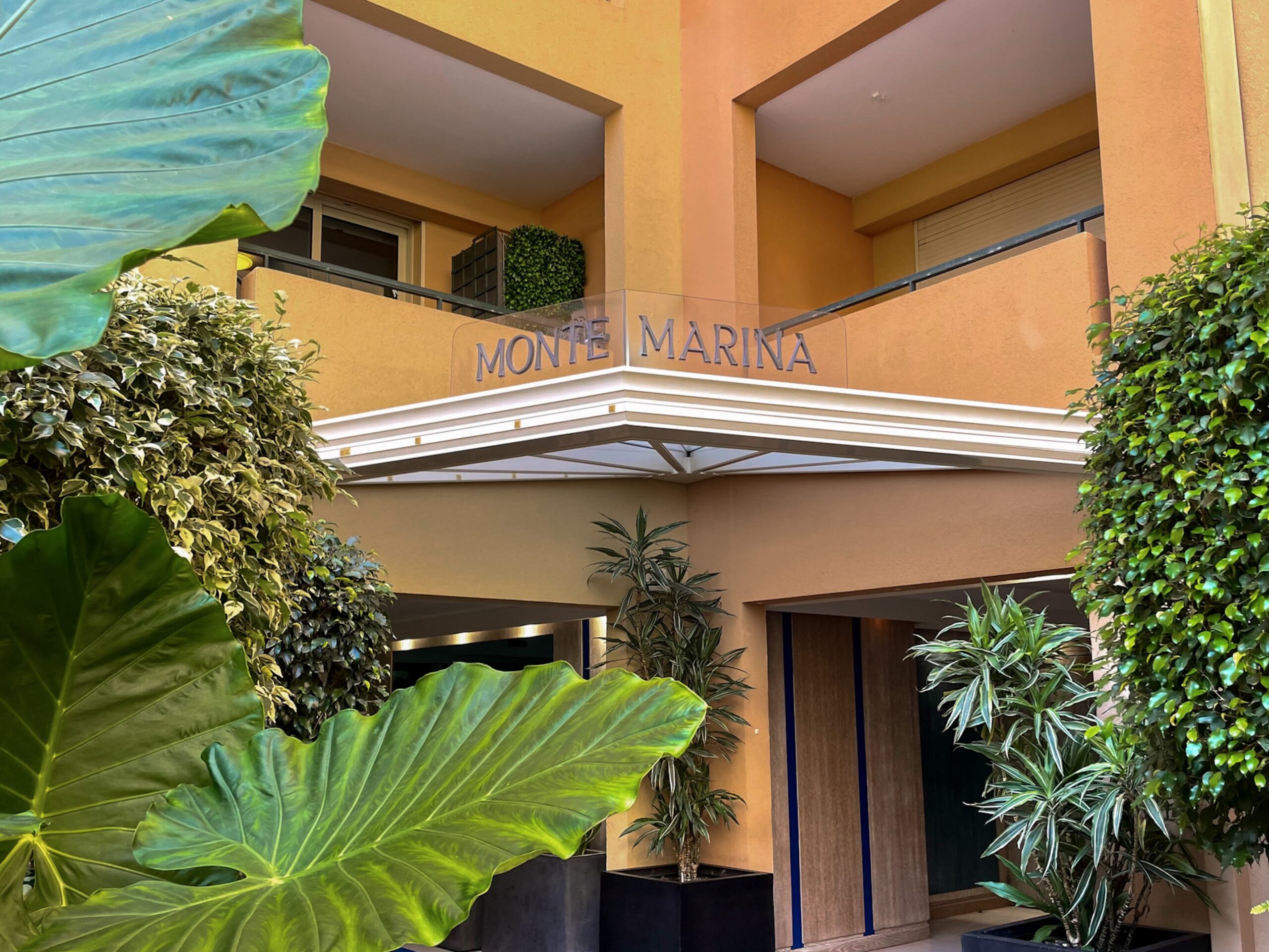 Monte Marina building in Fontvieille